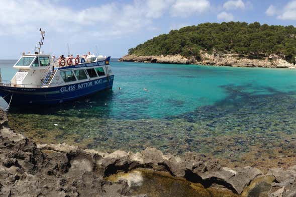 Giro in barca nel sud di Minorca