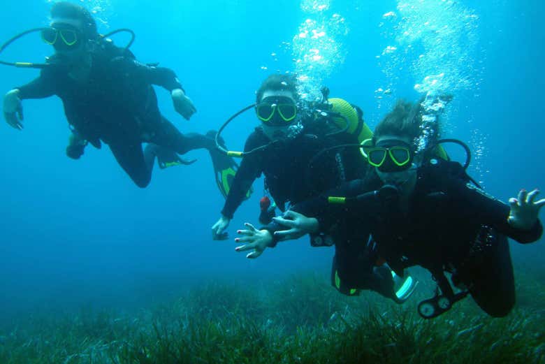 Immersione per principianti a Minorca