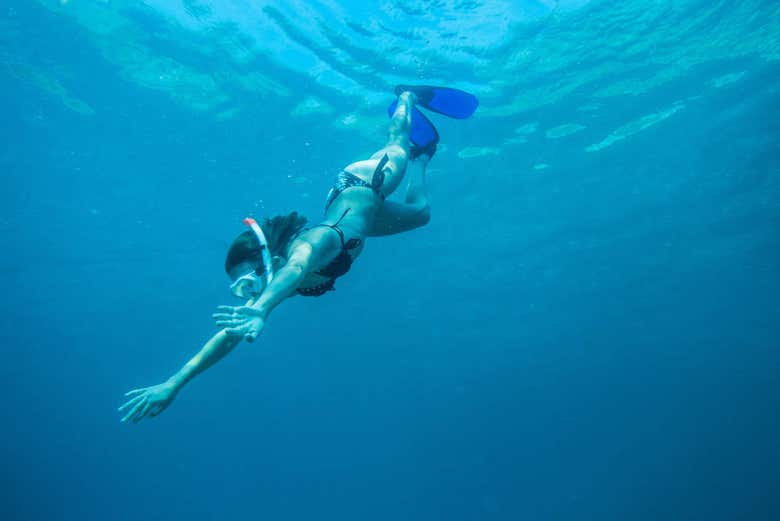 Snorkeling a Minorca