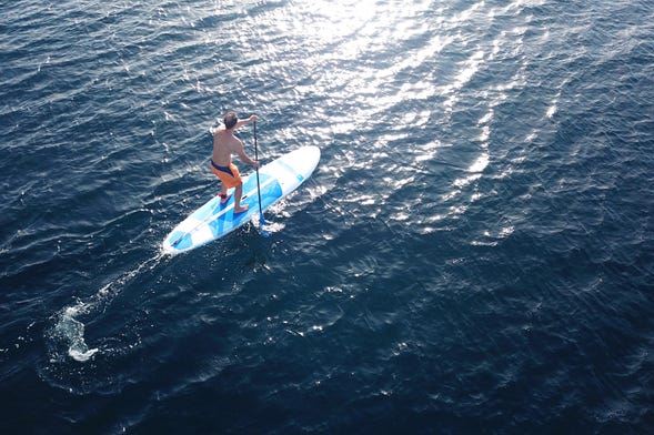 Paddle surf a Fornells