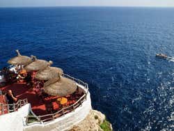 Cova d'en Xoroi, terrazza