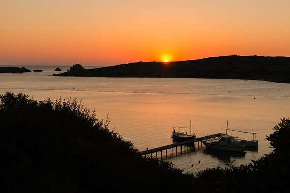 Tour della baia di Addaya in kayak al tramonto